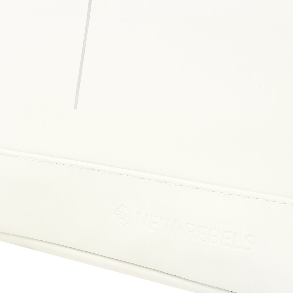 New Rebels New Rebels ® Mart - Top Zip - Water-resistant -  Backpack - Laptop bag 13,3 Inch. - Shopper - White