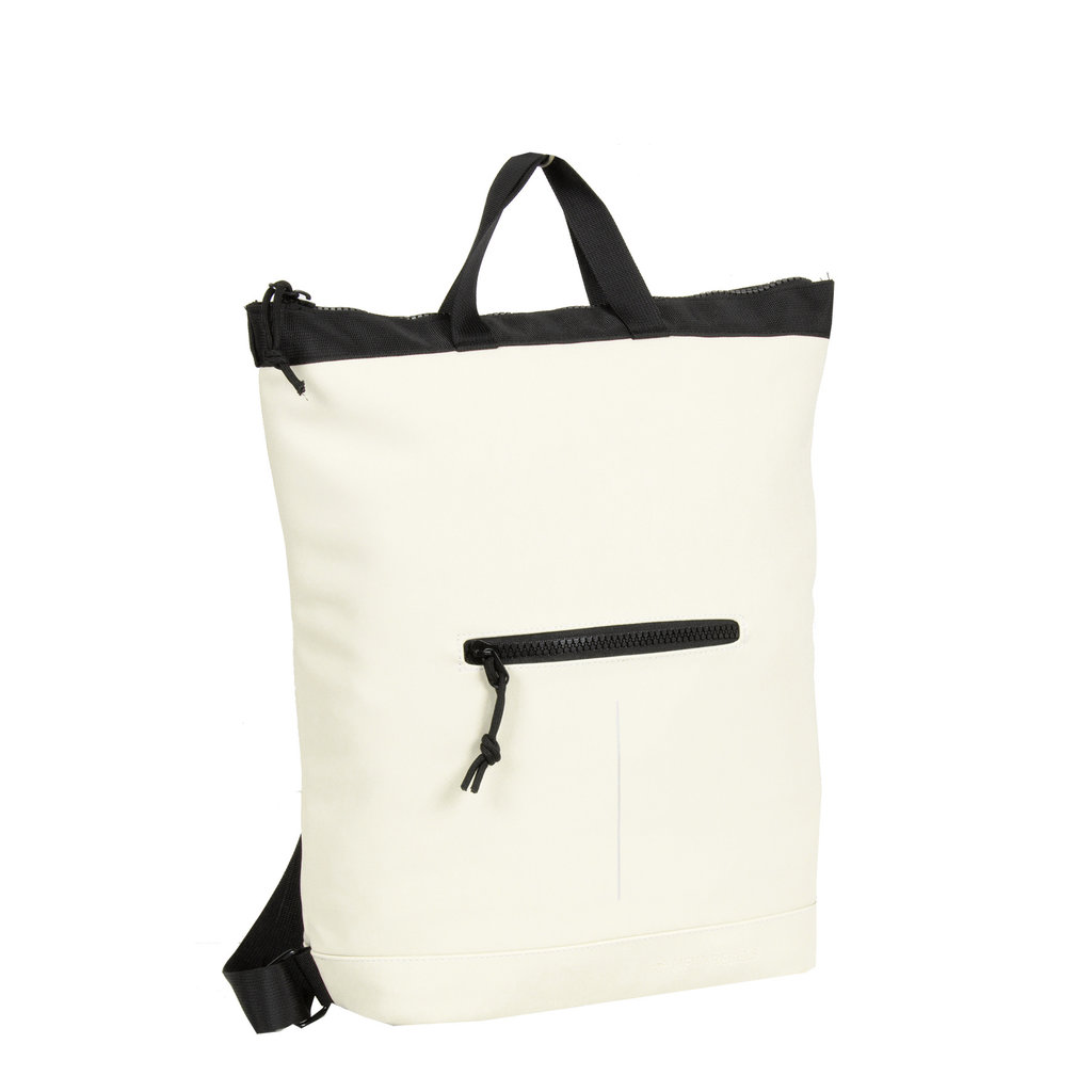 New Rebels New Rebels ® Mart - Top Zip - Waterafstotend -  Rugtas - Laptoptas 13,3 Inch. - Shopper - Wit