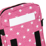 New-Rebels® Star range small flap soft pink with stars