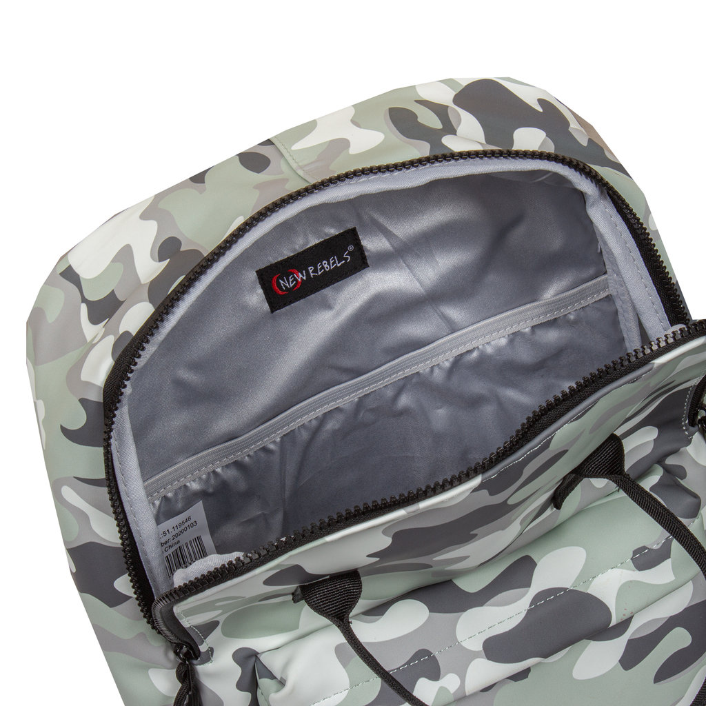 New-Rebels® Mart - Backpack - Army Camouflage Mint IV - 28x16x39cm - Backpack