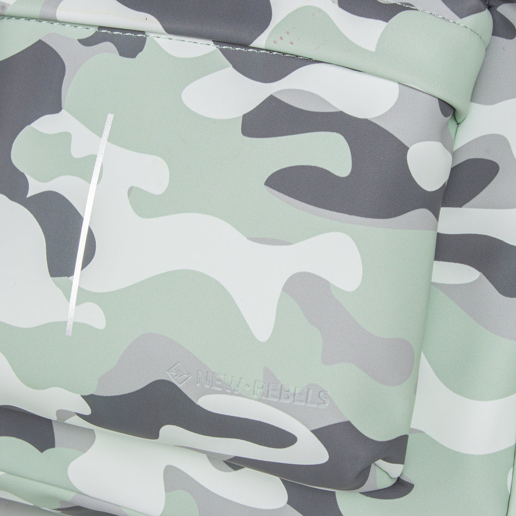 New Rebels New Rebels Mart Chicago Camouflage Mint 17L Rucksack Wasserabweisend Laptop 13"