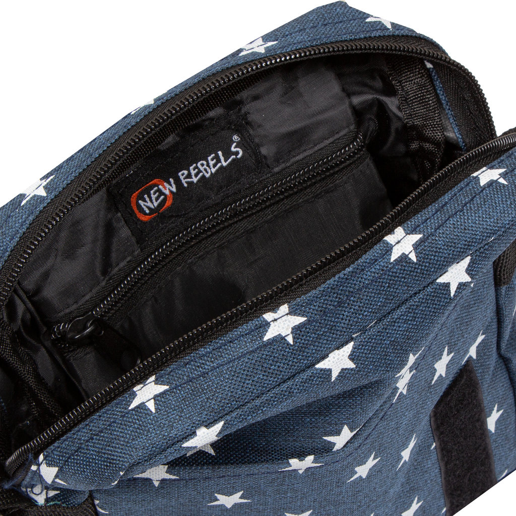 New Rebels ® Star Range Small Mit Überschlag Schattenblau Mit Stars