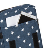 New Rebels ® Star range  small flap shadow blue with stars