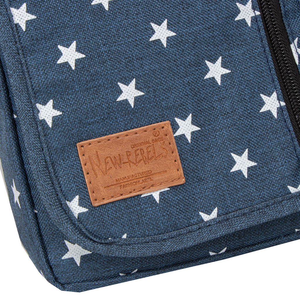 New Rebels ® Star Range Small Mit Überschlag Schattenblau Mit Stars