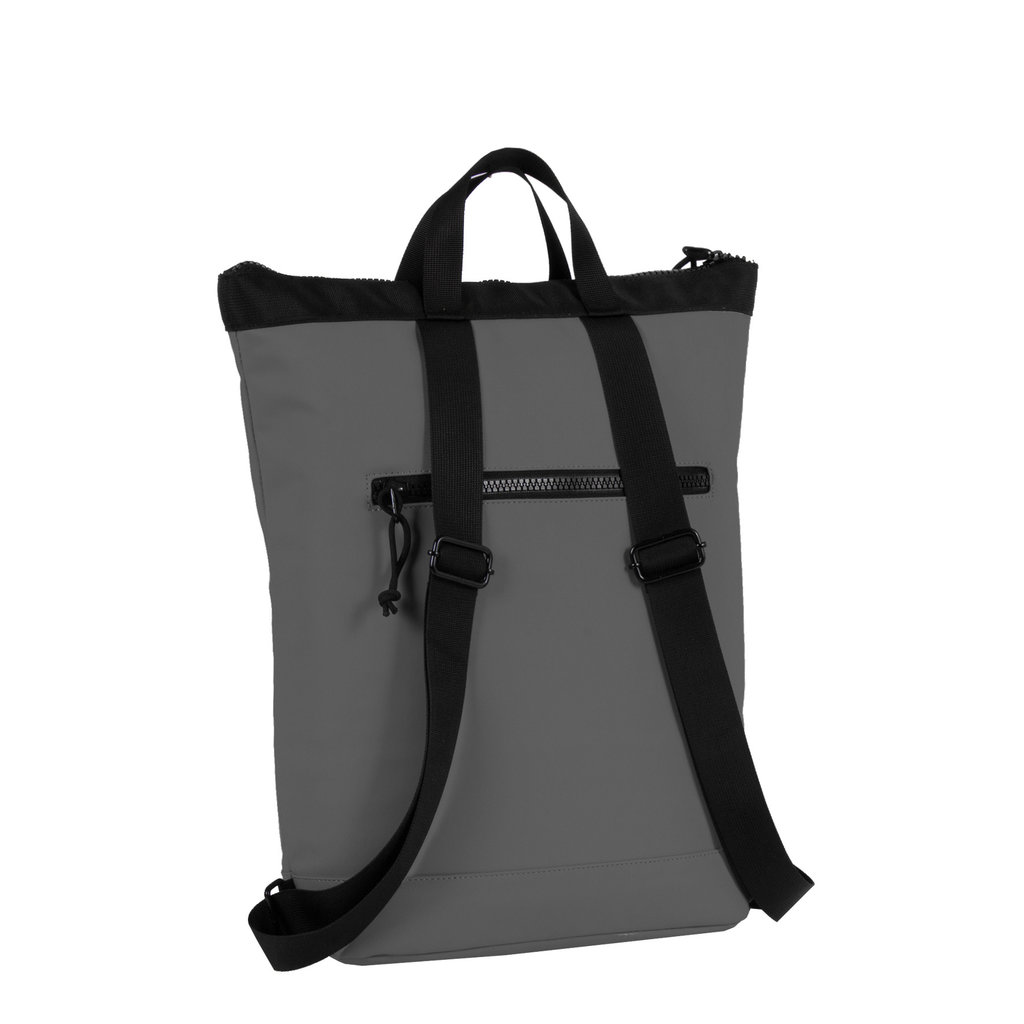 New Rebels New Rebels ® Mart - Top Zip - Waterafstotend -  Rugtas - Laptoptas 14Inch. - Shopper -  Grijs