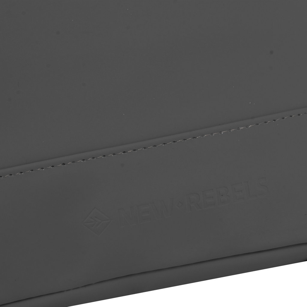 New Rebels ® Mart - Top Zip - Wasserfest -  Rucksack - Laptop Bag 14Inch. - Shopper - Grau