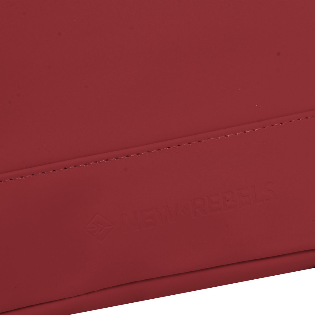 New Rebels New Rebels ® Mart - Top Zip - Waterafstotend -  Rugtas - Laptoptas 14Inch. - Shopper - Burgundy