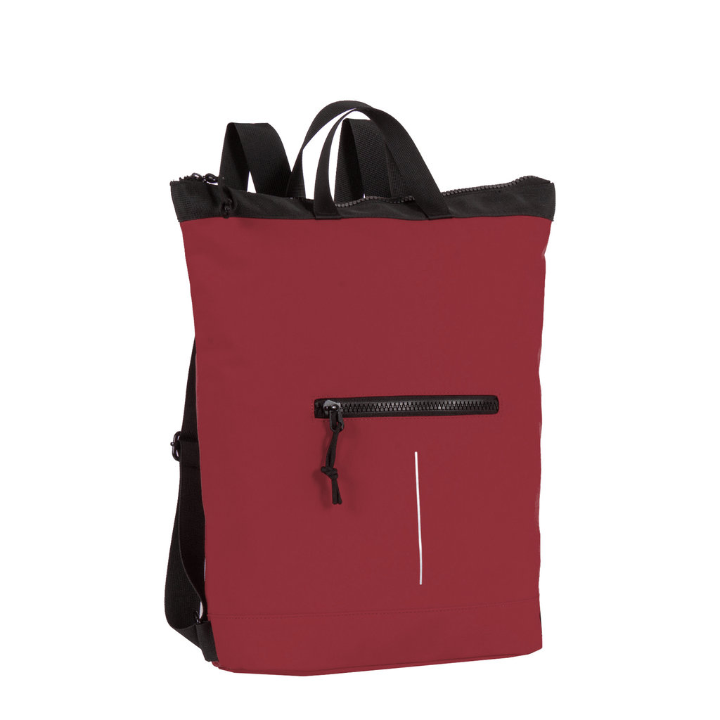 New Rebels New Rebels ® Mart - Top Zip - Wasserfest -  Rucksack - Laptop Bag 14Inch. - Shopper - Burgundy
