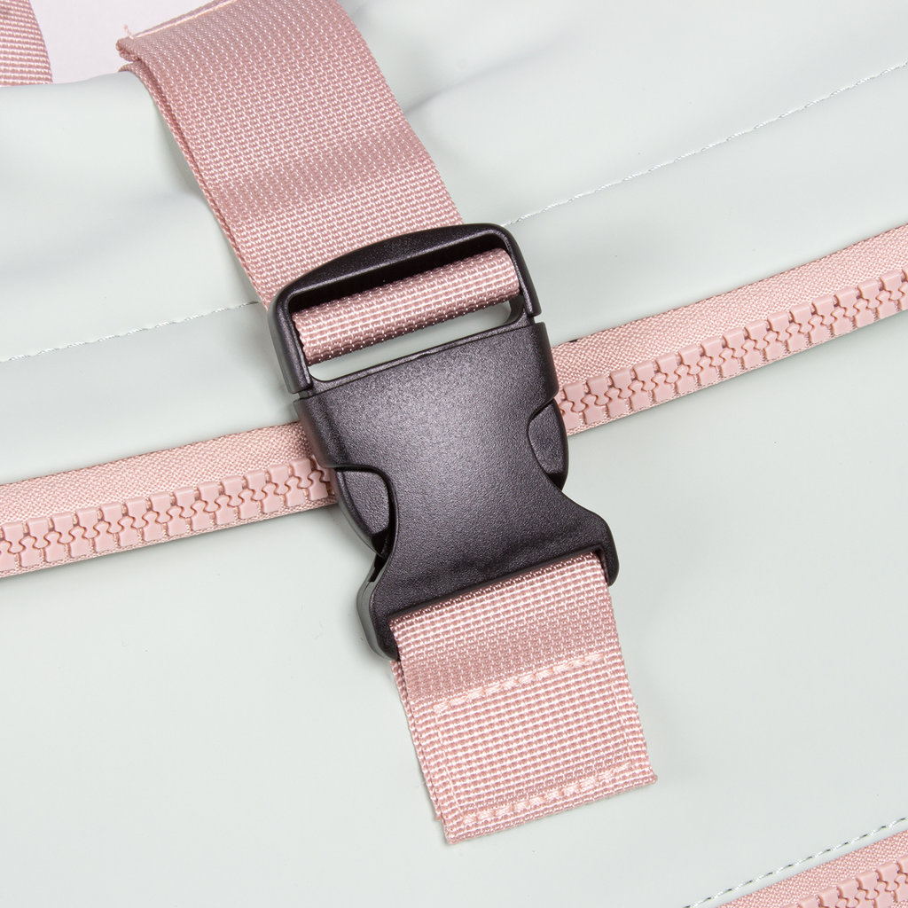 New Rebels New Rebels ® Tim - Rolltop - Rugtas - Rugzak - Waterafstotend - Mint/Zacht Roze