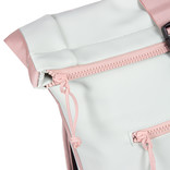 New Rebels ® Tim - rolltop - Backpack - Water-resistant - Mint/Soft Pink