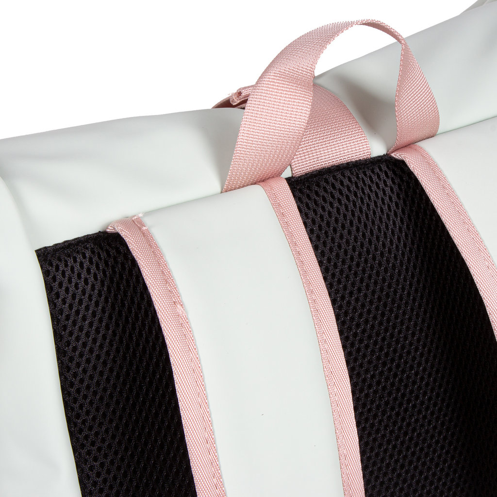 New Rebels New Rebels ® Tim - Rolltop - Rugtas - Rugzak - Waterafstotend - Mint/Zacht Roze