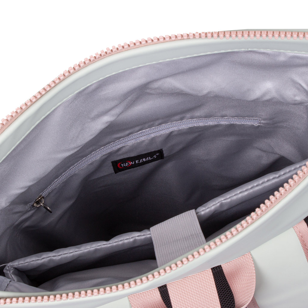 New Rebels New Rebels ® Tim - Rolltop - Rucksack - Wasserfest - Mint/Soft Rosa