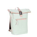 New Rebels ® Tim - Rolltop - Rucksack - Wasserfest - Mint/Soft Rosa