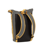 New Rebels ®  Tim - rolltop - Backpack - Water-resistant - Anthracite/Yellow