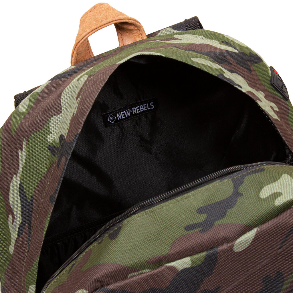 New Rebels New Rebels ® Heaven - Rugzak - Rugtas - Camouflage - Groen