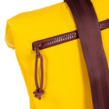 New Rebels New Rebels ® Tim Rolltop Rugtas Small Yellow/Burgundy