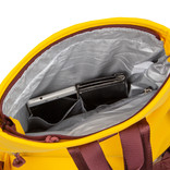 New Rebels New Rebels ® Tim Rolltop Rugtas Small Yellow/Burgundy