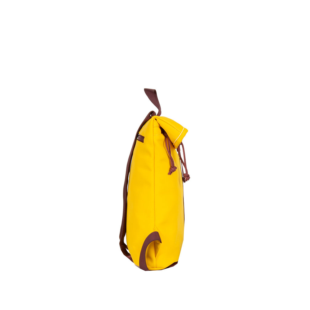New Rebels New Rebels ® Tim Rolltop Rugtas Small Yellow/Burgundy