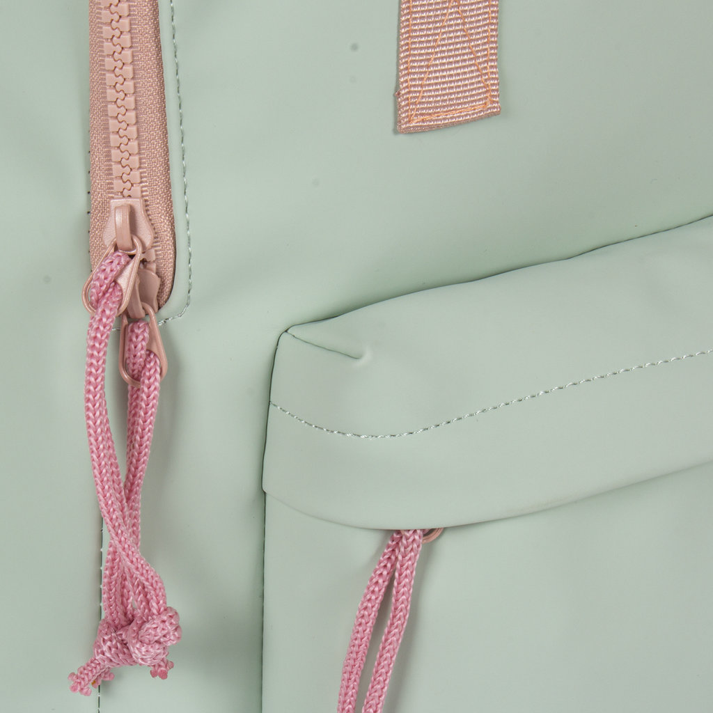 New-Rebels® Tim - Backpack - Water-resistant - Mint/Soft Pink IV - 28x16x39cm