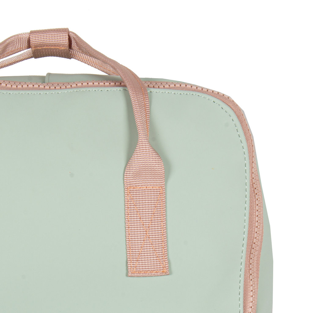 New Rebels ® Tim - Rucksack - Wasserfest - Mint/Soft Rosa IV