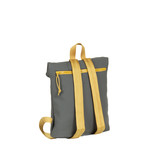 New Rebels ® Tim rolltop Backpack Small Anthracite/Yellow