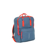 New Rebels ® Tim - Rucksack - Wasserfest - Blau/Rot  IV