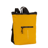 New Rebels® Mart - Top Zip - Water-resistant -  Backpack - Laptop bag 13,3 Inch. - Shopper - 30x15x44cm - Yellow
