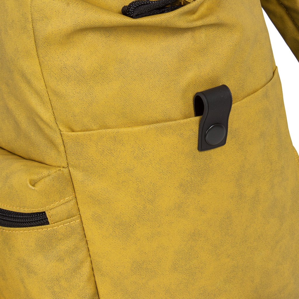 New-Rebels® Waxed geel  shopper backpack Rugzak