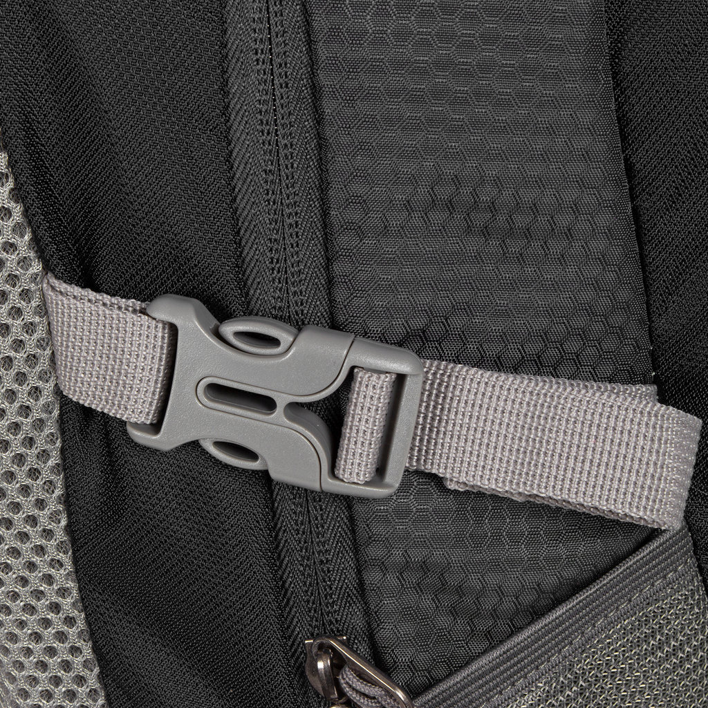 New Rebels New Rebels ® Kinley - Rugtas - Schooltas - Vrijetijdstas - 28 Liter - Nylon - Zwart