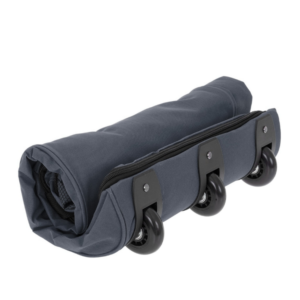 New- Rebels®  Roll-able Trolley - Weekendtas - Reis -Sport - Navy Blauw - 35x35x80cm