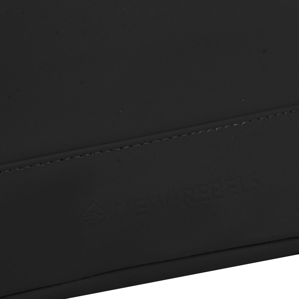 New Rebels ® Mart - Top Zip - Water-resistant -  Backpack - Laptop bag 13,3 Inch. - Shopper - Black