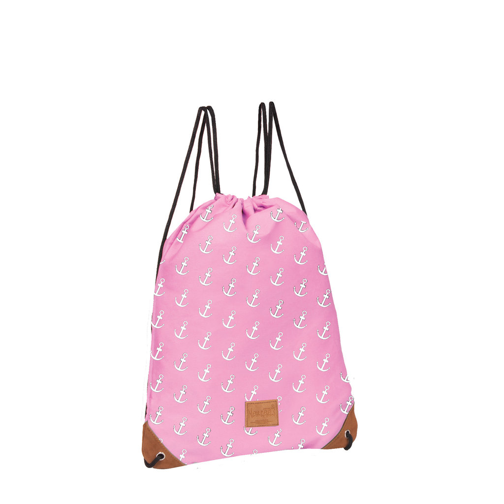 New Rebels ® Sealife - Shoe bag - Rugzak - Rugtas - Roze