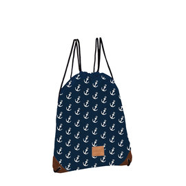 New-Rebels® Sealife - Shoe bag - Backpack - Navy Blue