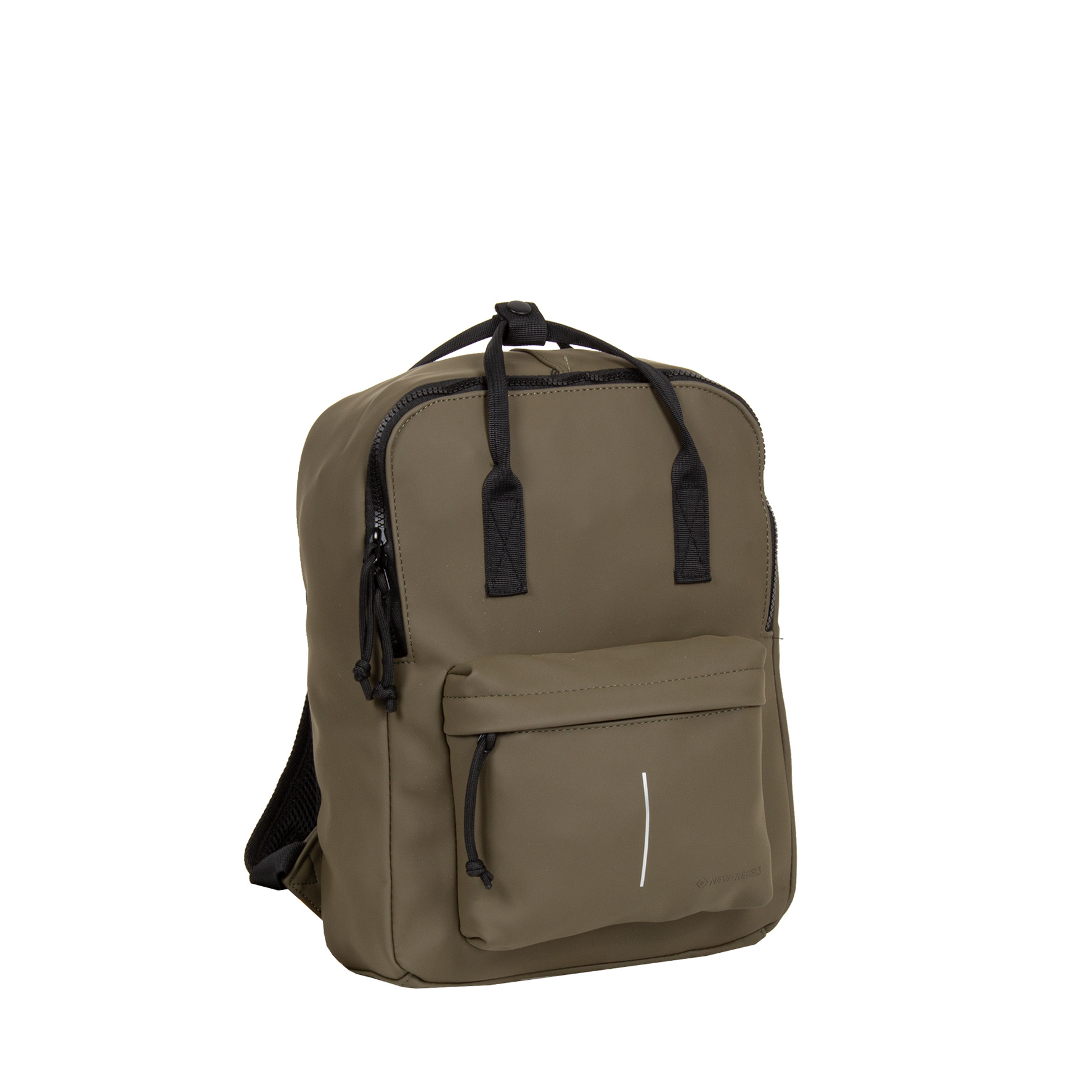 New Rebels New-Rebels® Mart - Backpack - Waterafstotend - Olijf IV - 28x16x39cm - Rugtas - Rugzak