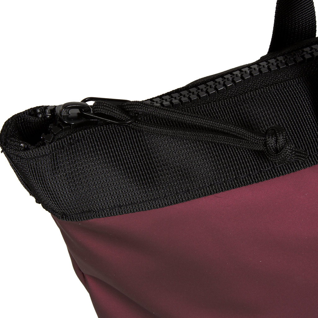 New Rebels ® Mart - Top Zip - Waterafstotend -  Rugtas - Laptoptas 14Inch. - Shopper - Metallic Burgundy