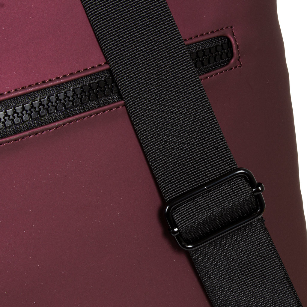 New Rebels New Rebels ® Mart - Top Zip - Waterafstotend -  Rugtas - Laptoptas 14Inch. - Shopper - Metallic Burgundy