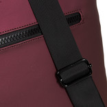 New Rebels New Rebels ® Mart - Top Zip - Waterafstotend -  Rugtas - Laptoptas 14Inch. - Shopper - Metallic Burgundy
