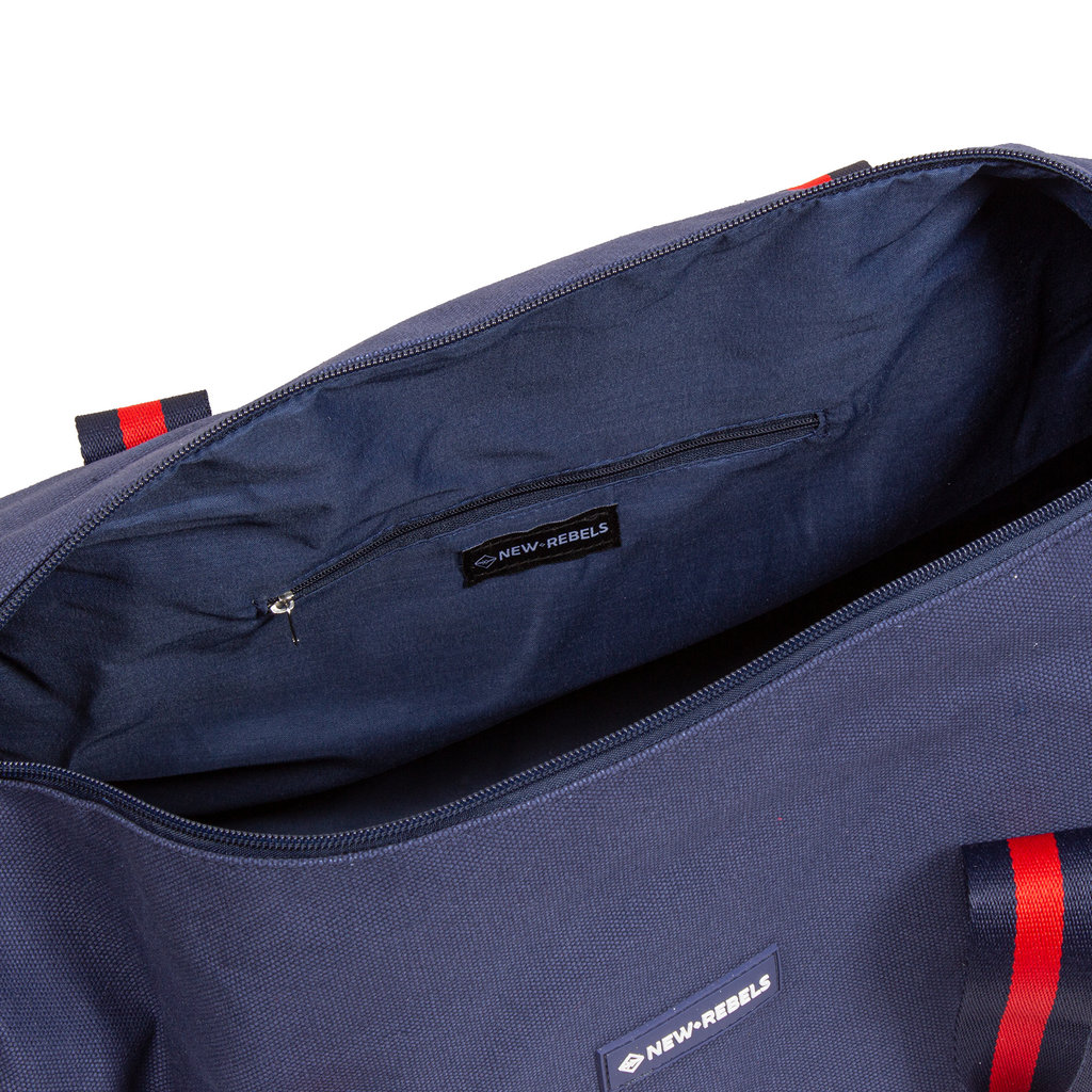 New Rebels ® Stan - Canvas - Sport bag - Weekend bag - Navy Blue