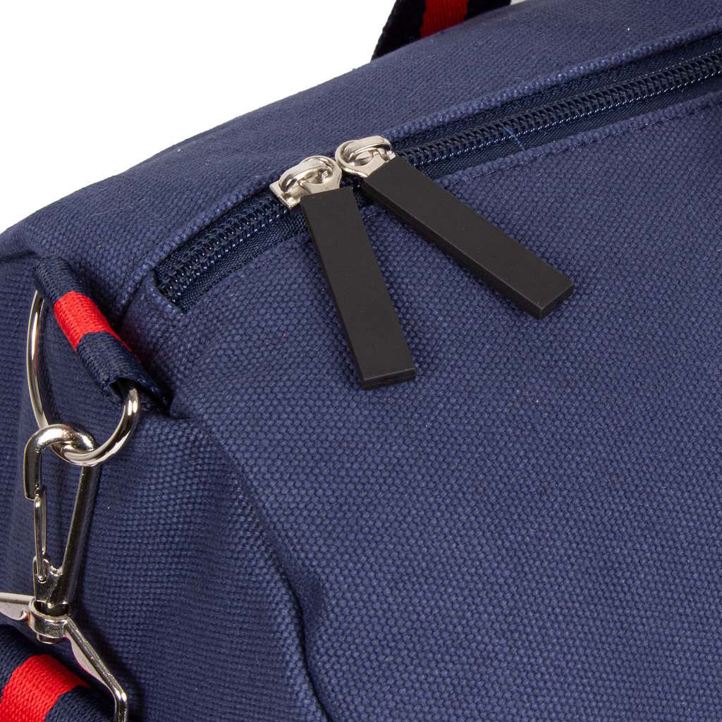 New Rebels New Rebels ® Stan - Canvas - Sporttas - Weekendtas - Navy Blauw