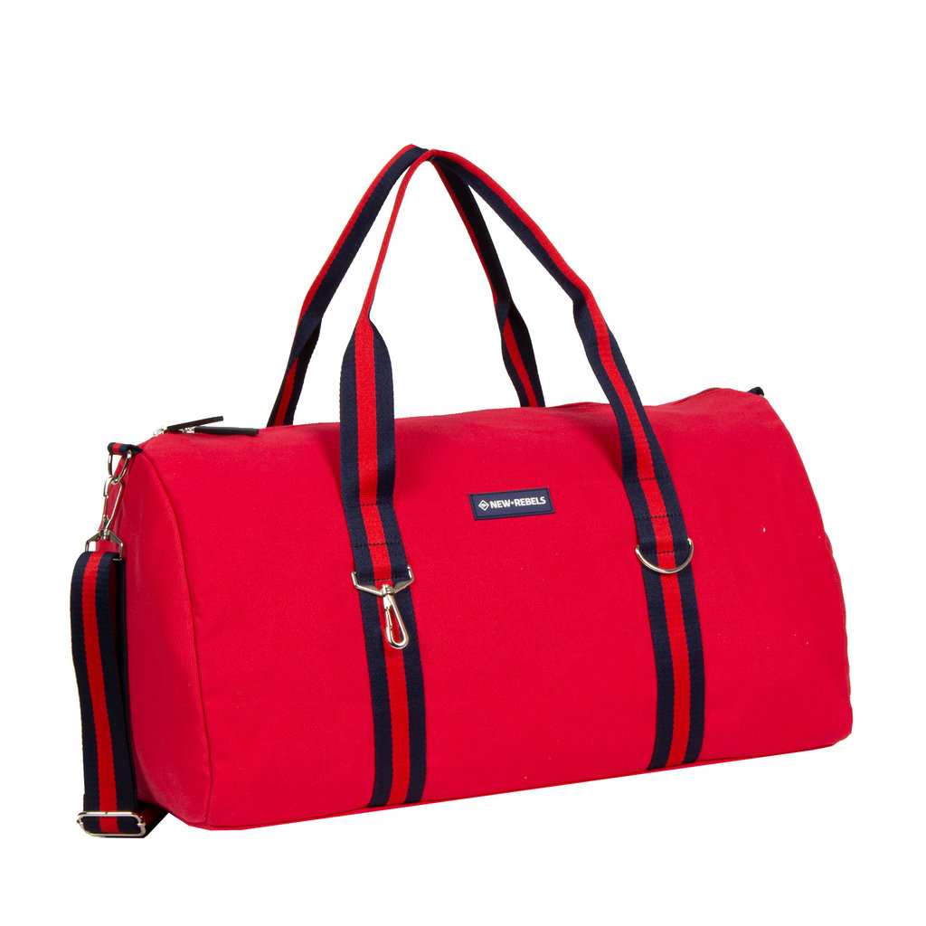 New Rebels ® Stan - Canvas - Sport Bag - Weekend Bag - Rot