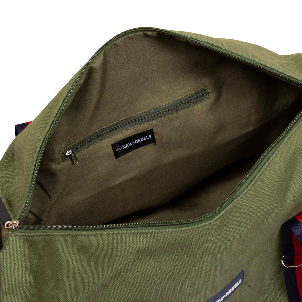 New Rebels New Rebels ® Stan - Canvas - Sport bag - Weekend bag - Olive
