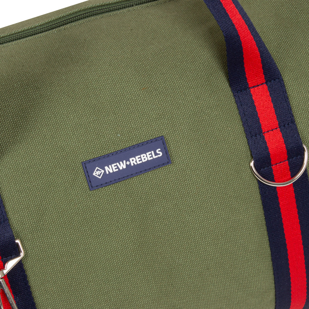 New Rebels New Rebels ® Stan - Canvas - Sport bag - Weekend bag - Olive