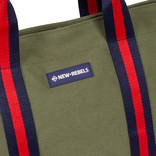 New Rebels New Rebels ® Stan - Canvas - Shopper - Olive Green