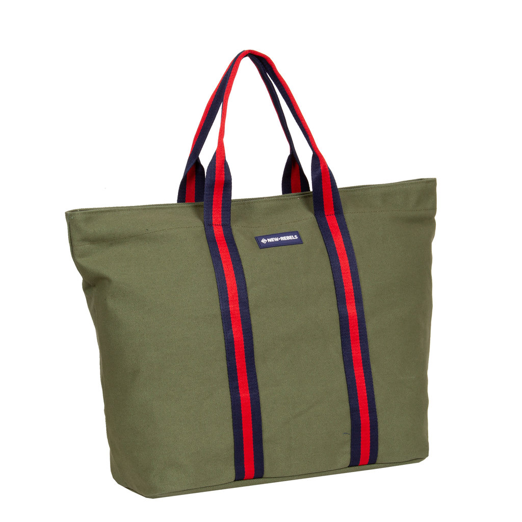 New Rebels ® Stan - Canvas - Shopper - Olive Green