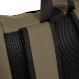 New Rebels New Rebels Mart New York Olive Green 21L Backpack Rolltop Water Repellent Laptop 15.6"