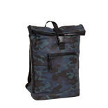 New Rebels New Rebels Mart New York Camouflage Army Dunkel 21L Rucksack Rolltop Wasserabweisend Laptop 15.6"