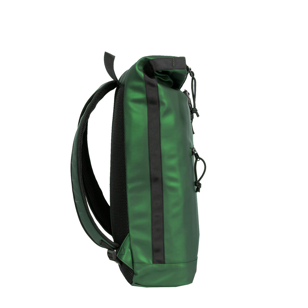 New-Rebels® Mart - Roll-Top - Backpack - Metallic Green - Large II - 30x12x43cm - Backpack