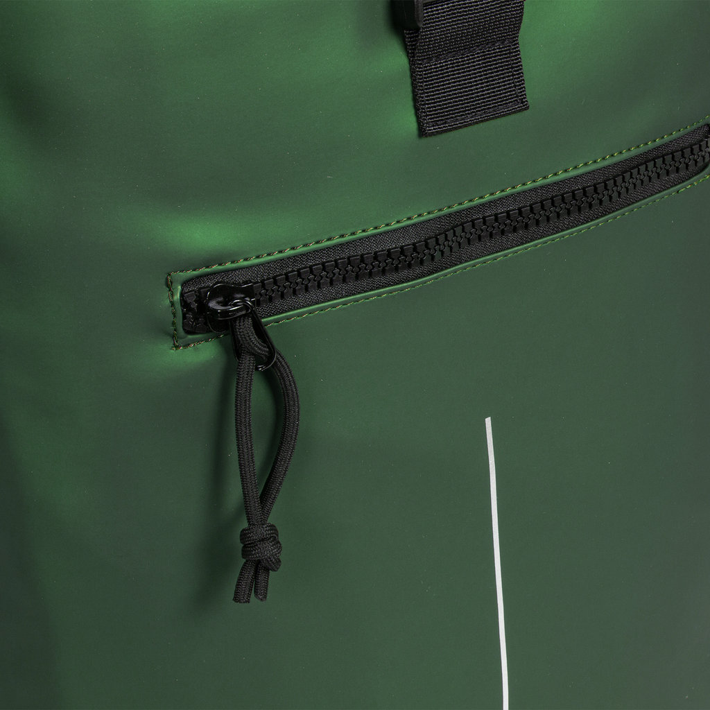 New-Rebels® Mart - Roll-Top - Backpack - Waterafstotend - Metallic Green - Large II - 30x12x43cm - Rugtas - Rugzak