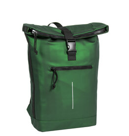 New Rebels New Rebels Mart New York Metallic Groen 21L Rugtas Rolltop Waterafstotend Laptop 15.6"