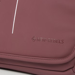 New Rebels ® Mart - Mit Überschlag Over - Burgundy - A5 - Umhängetasche Bag